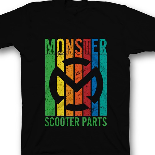 Creative shirt design needed for Monster Scooter Parts Design von saka.aleksandar