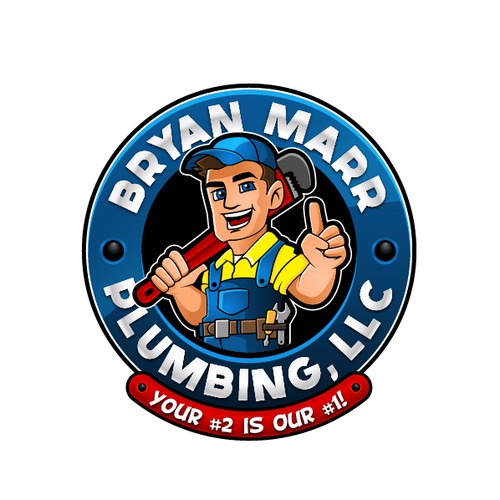 Help Bryan Marr Plumbing modernize their current logo Design by Deezign Depot