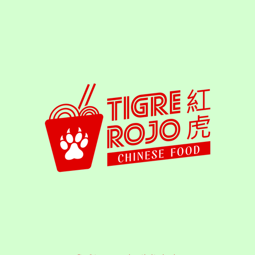Tigre Rojo Chinese Food Design by FoxPixel
