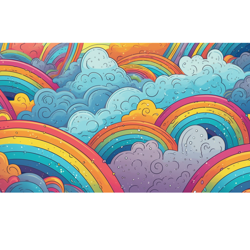 Virtual backgrounds for PRIDE month (multiple winners) Design by Sabina G.