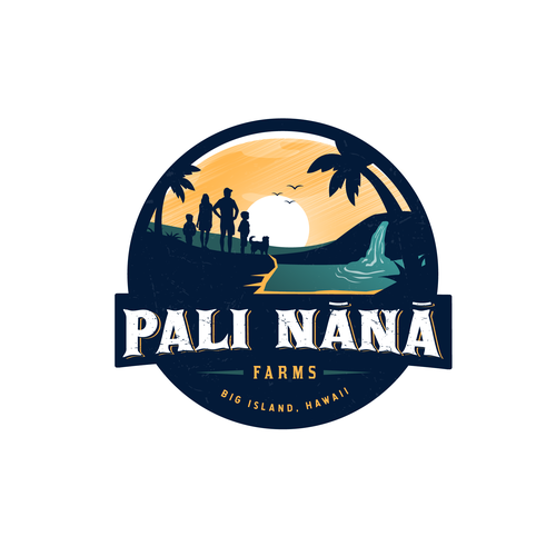 A Logo for a Sustainable Family Farm in Hawaii that Provides Agra-tours Design by >>Jelena<<