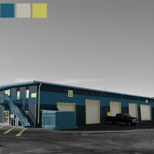 Design a color scheme for our commercial building! Design by SilentStrife