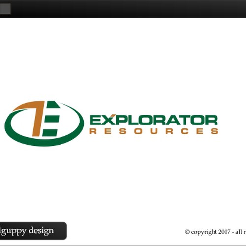 Logo for mining company Design by Intrepid Guppy Design