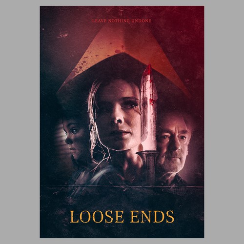 Design di LOOSE ENDS horror movie poster di Ryasik Design