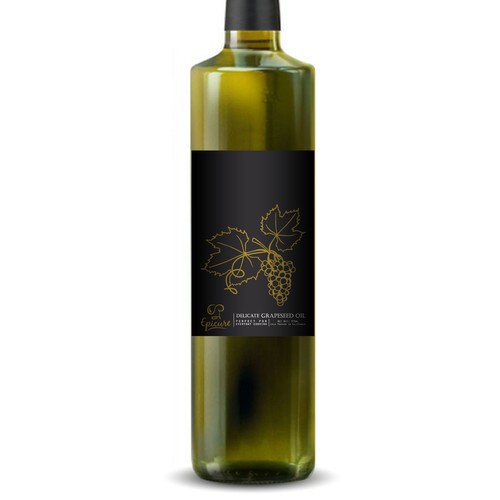 Epicure Olive Oil label Design Design by Dragan Jovic