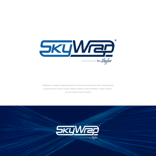 SkyWrap Logo Design by SimonMar