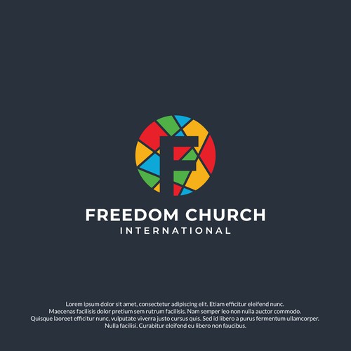 Freedom Church Logo Design Design by Fiore del Dragone