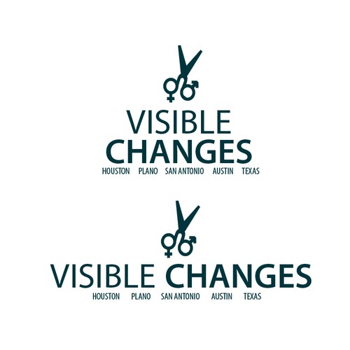 Create a new logo for Visible Changes Hair Salons Diseño de kislay