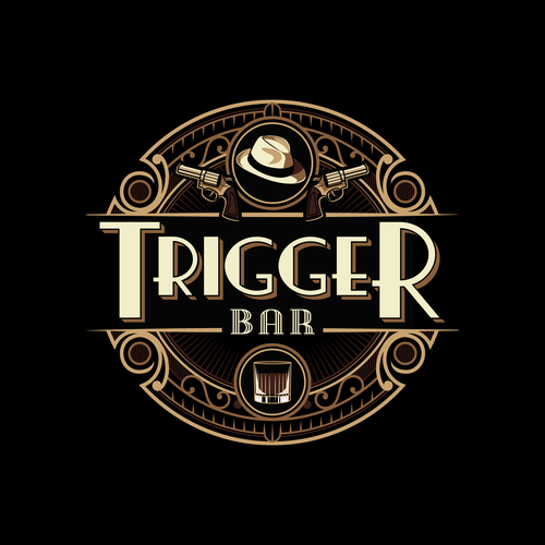 "Créez un logo pour un bar à cocktails style probitition." winning Logo & brand identity pack