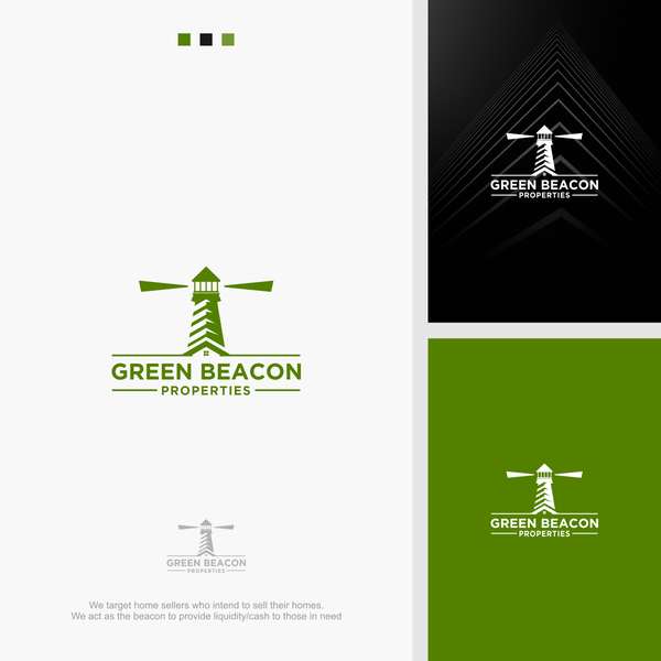 Design by Art_Job99d titled "Green Beacon Properties"