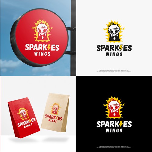 SPICY GOURMET CHICKEN WINGS Design por Dante Studio