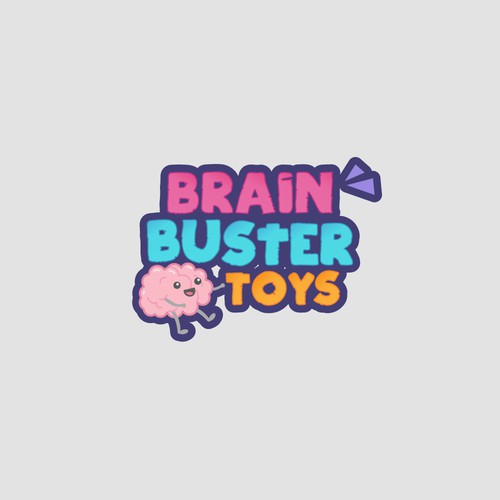 Brain Buster Toys Logo & Social Media Contest. Design by BrainstormingDsg