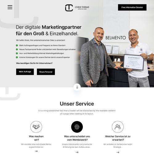 Web page design contest entry by ⚡️unbox.style⚡️