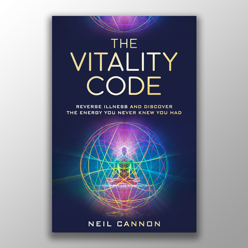 Vitality Book design to appeal to conscious people Design by Brandkore™