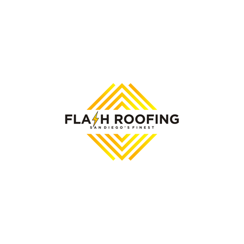 Compete to create a logo for Flash Roofing! Design by D'Creative™