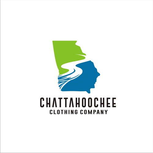 Create a trout logo for a clothing company based in named after