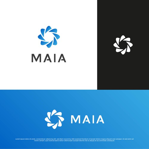 AI Group at MIT logo, looking for logo that will appeal to technical students. Diseño de Adhe Kurniawan