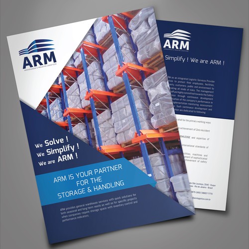 Brochure contest entry by HoneyITsolution