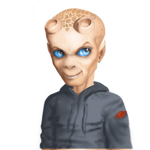 Alien main character design for a movie Design by RAHLISTIC