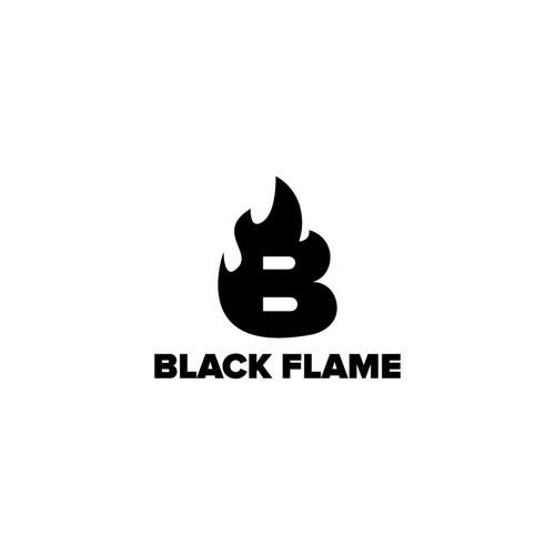 Cool, masculine Logo for company name „Black Flame” Design by Amansky