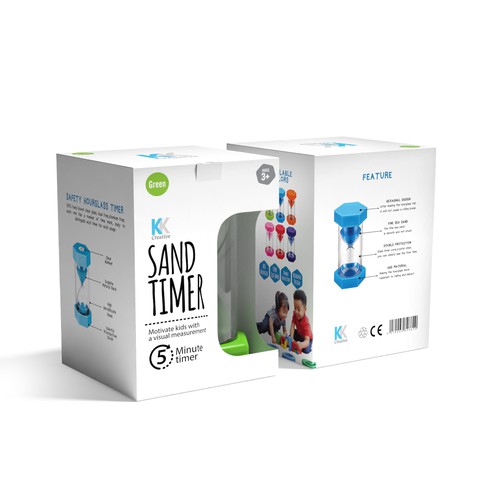 Product packaging for Sand-Timer Design by syakuro