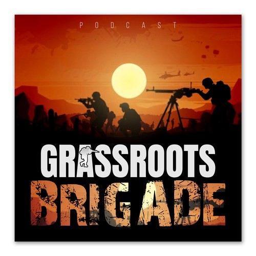 Cover Art for Military Veteran Podcast Design by The Cloud Digital