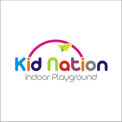 Create a memorable image for Kid Nation Indoor Playground Logo design contest
