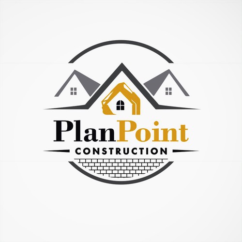 PlanPoint Construction Logo Needs A Remodel Design by delicreative