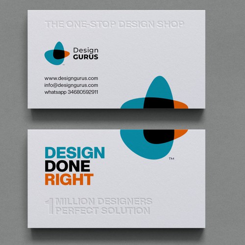 Business Card for DesignGurus.com Design by Xclusive16