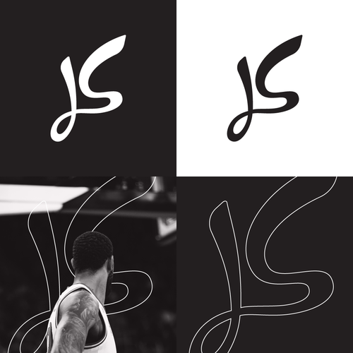 JS Monogram Logo Design by catt.wrx