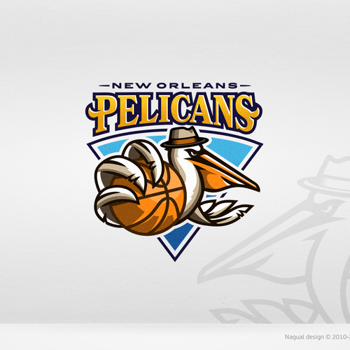 Design di 99designs community contest: Help brand the New Orleans Pelicans!! di Nagual