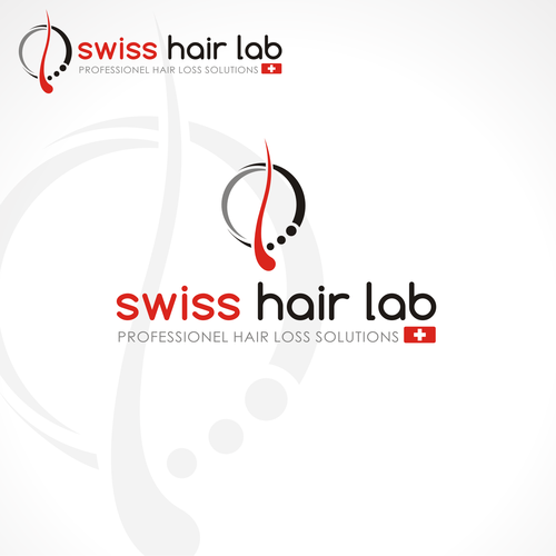 logo for swiss hair lab Design réalisé par tasa