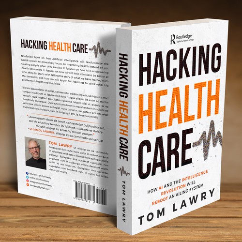 Hacking Healthcare Book Cover Design by Klassic Designs