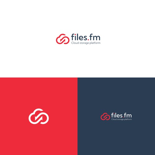 Files.fm logo and brand refresh for cloud storage platform Design by Xandy in Design