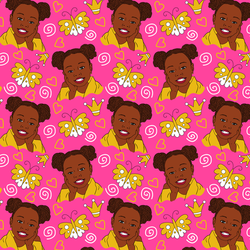 Bucket Hat Designs for Girls (black culture theme) Design by Anjelita