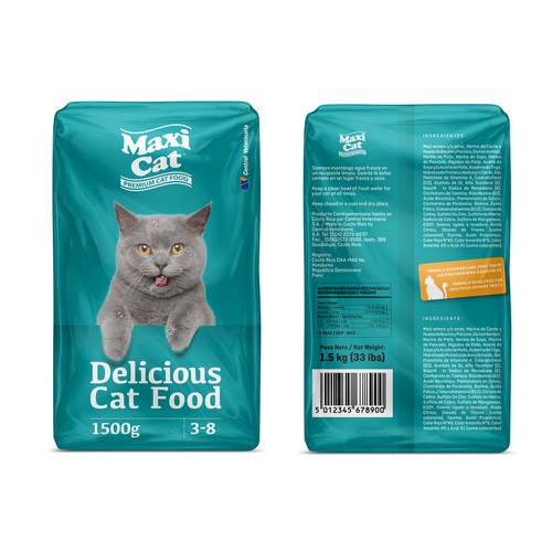 Maxi Cat (catfood) | Product packaging contest