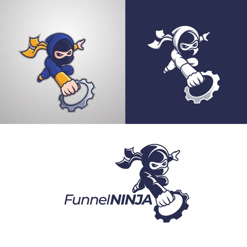 Looking For A Ninja Logo For Our Marketing Agency 🥷🏻 Design by masjacky