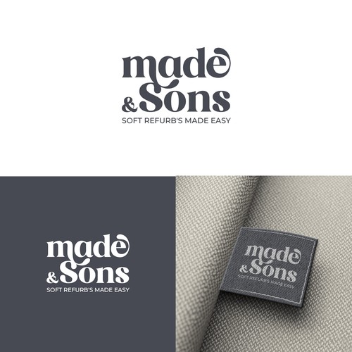 Luxury Meets Ease: Logo & Card Design for Made & Sons Design by Razades Studio
