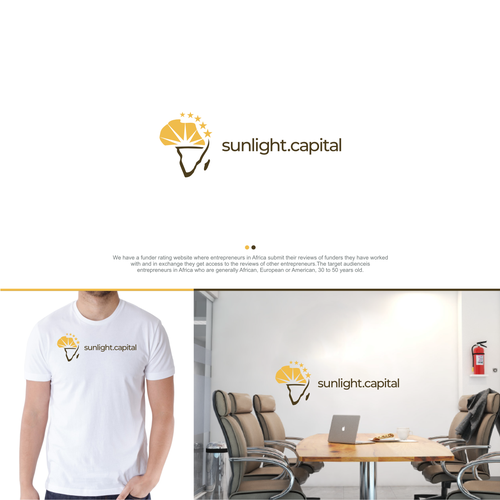 Sunlight.Capital: Logo for funder rating database ⭐⭐⭐⭐⭐ Design von Marsha PIA™