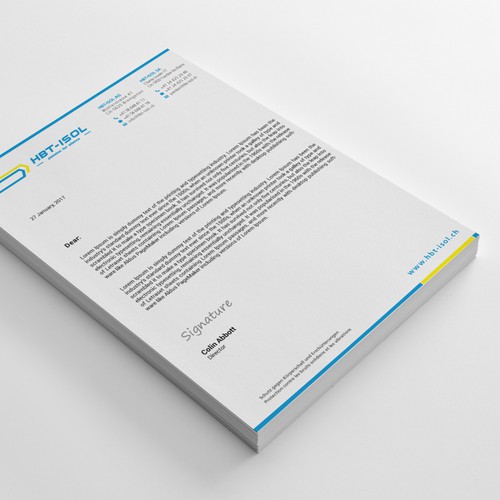 Implement the new logo on all our business papers-ontwerp door kaylee CK