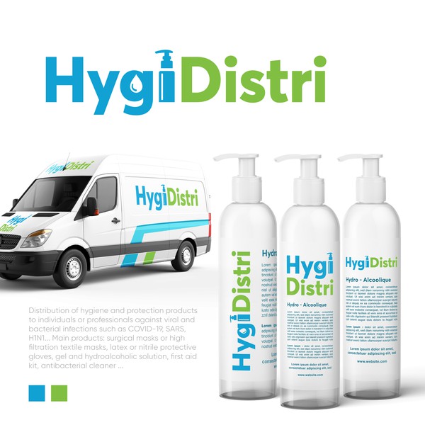 Design by Polymathein LLC titled "Sanitizer Logo Design"