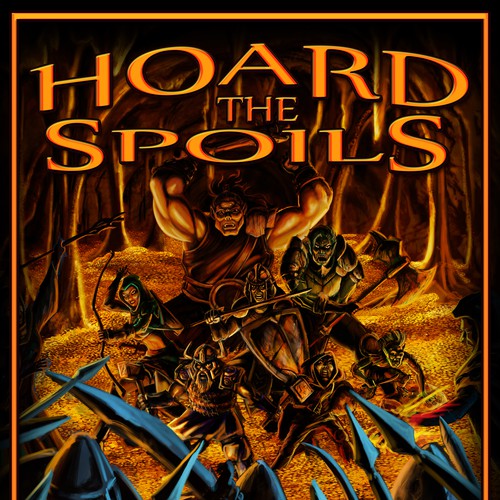 Hoard The Spoils Fantasy Role-playing game book cover Design by m(e_e)m