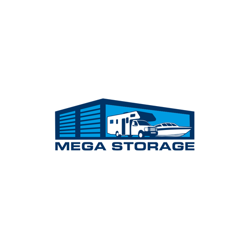 Mega Storage, a RV and boat storage facility needs a logo. Design by Raz4rt