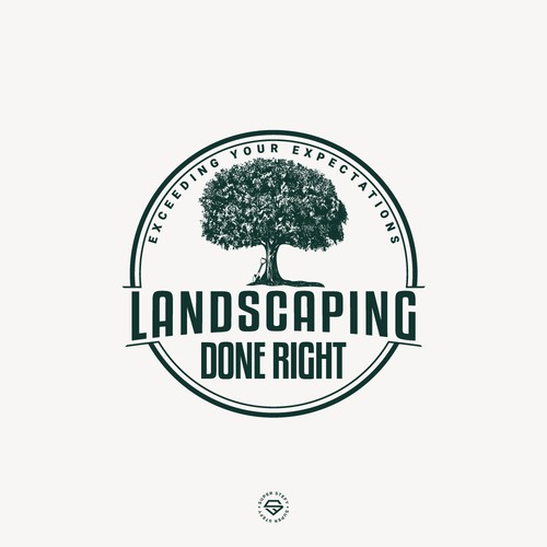 Searching for Clean, Indelible Logo for Landscaping Company Design by SuperStefy ★ ★ ★ ★ ★