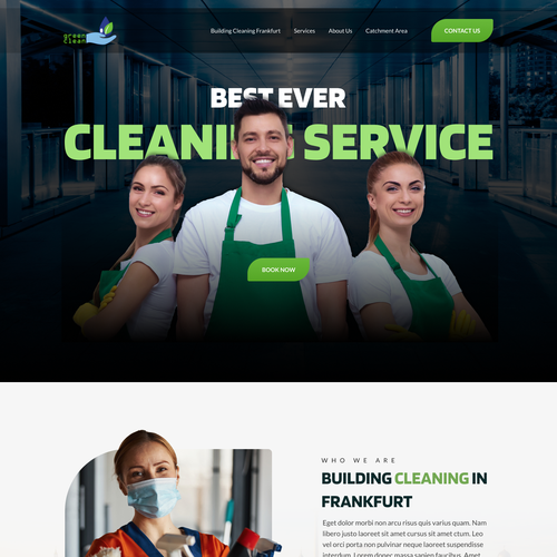 Web page design contest entry by MercClass