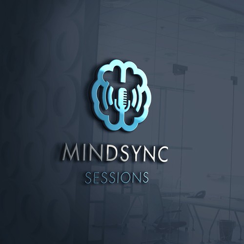 Create a podcast logo for MindSync Sessions | Logo & social media pack ...