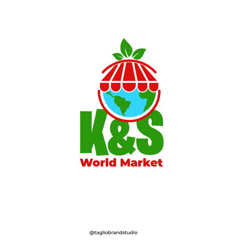 New Grocery Company Logo Design by –TaglioBrandStudio–