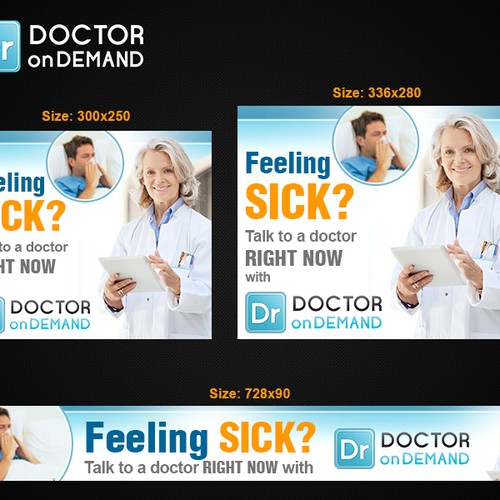 New banner ad wanted for Doctor On Demand Design by Softrevol