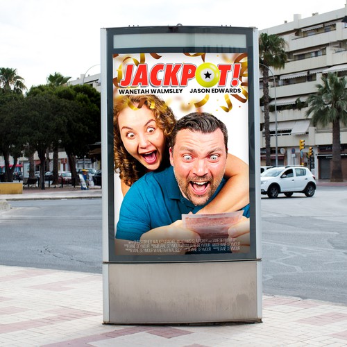 JACKPOT! The Comedy Short Film Poster Design Challenge" Design by Kosmos Creatives