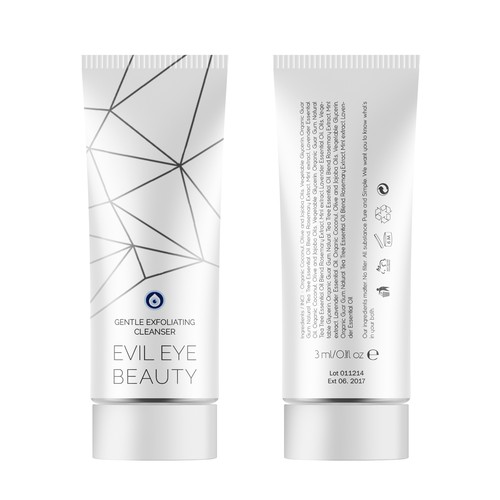 Evil Eye Beauty needs a fun & modern cosmetic tube designed. Design by bcra